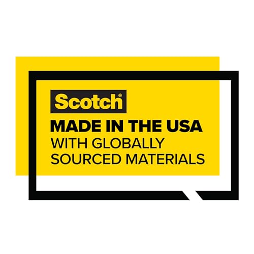 Scotch Double Sided Tape, Back to School Supplies, Essential for Scrapbooking, Card Making and Arts and Crafts Projects for Art Classes, 0.50 in. x 500 in., 6 Tape Rolls with Dispensers