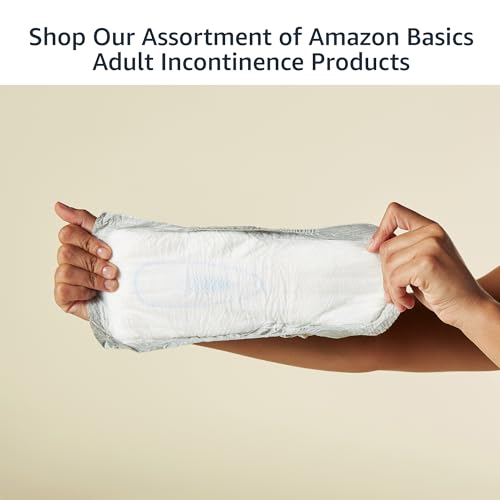 Amazon Basics Men's Incontinence Guards, Maximum Absorbency, 104 Count, (2 Packs of 52)