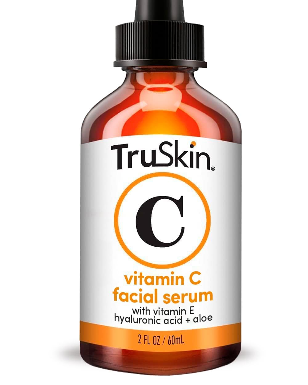 TruSkin Vitamin C Serum For Face - Anti Aging Face Serum with Vitamin C, Hyaluronic Acid, Vitamin E - Brightening Formula - Improve Appearance of Dark Spots, Tone, Fine Lines & Wrinkles, 2 Fl Oz