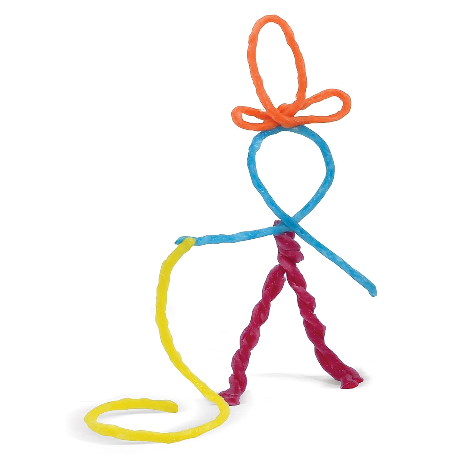 Wikki Stix for Doodlers - Kid's Travel Essential: Portable Creativity On-The-Go! Pack of 24 Wikki Stix in Neon and Primary Colors. Made in USA ! 3 & Up.