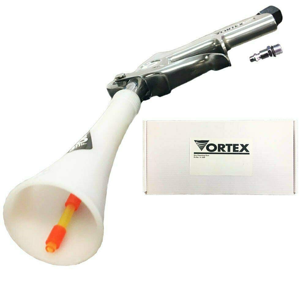 HI-TECH Vortex II Air Cleaning Gun - Pro Auto Detailing Tool for Deep Cleaning Interiors & Exteriors - Uses Air Compressor - Blasts Dust, Dirt & Grime Fast