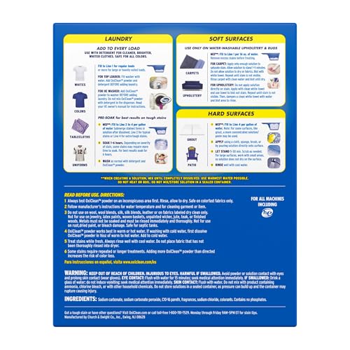 OxiClean Versatile Stain Remover Powder, 7.22 lb