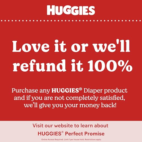 Huggies Size 4 Diapers, Little Movers Baby Diapers, Size 4 (22-37 lbs), 150 Count (6 Packs of 25), Packaging May Vary