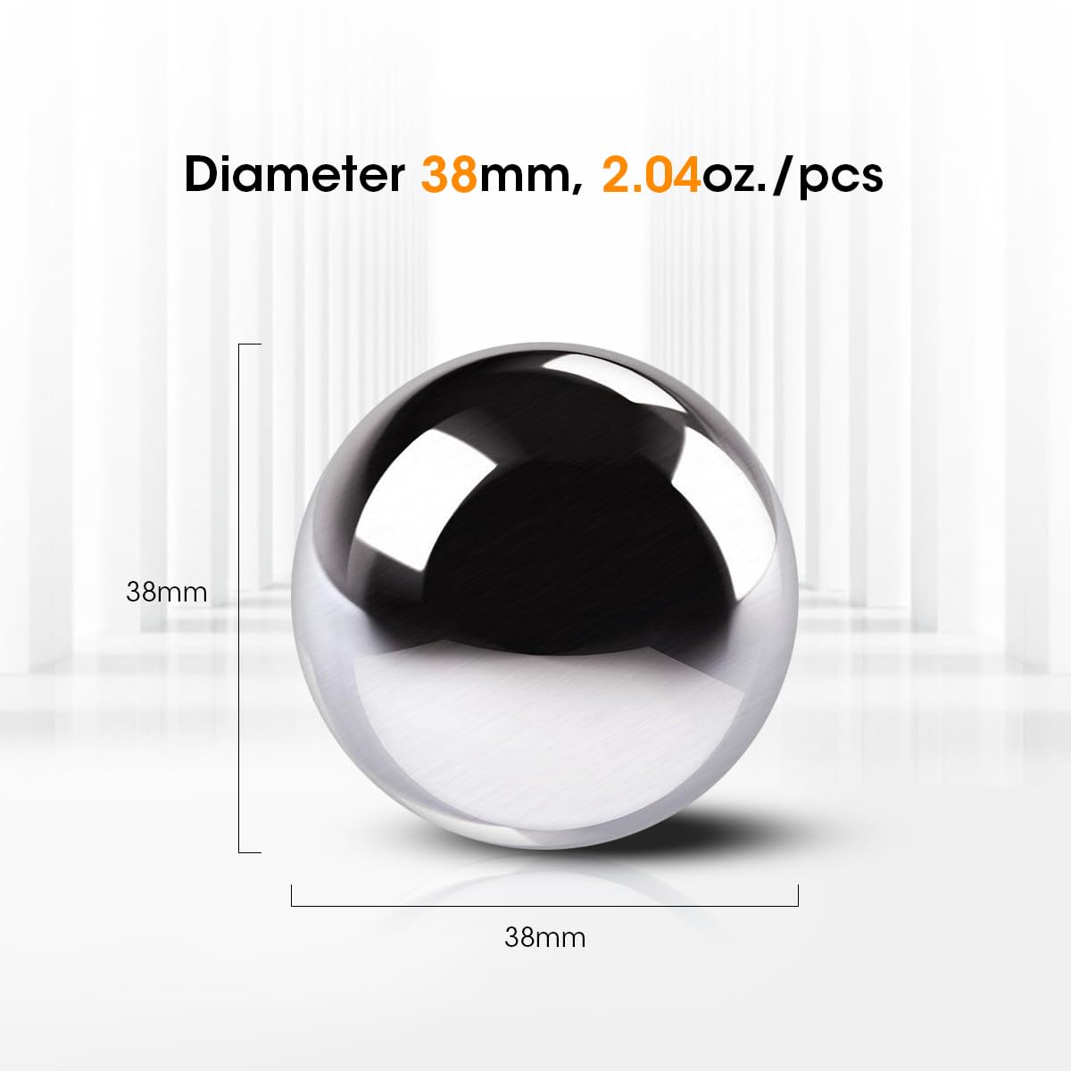 AIEVE 2 Pack Espresso Cooling Ball, Stainless Steel Frozen Ice Rock for Coffee, Espresso Accessories Extract Brew Chilling Tool Chiller Gift for Birthday, Valentine's Day, Christmas