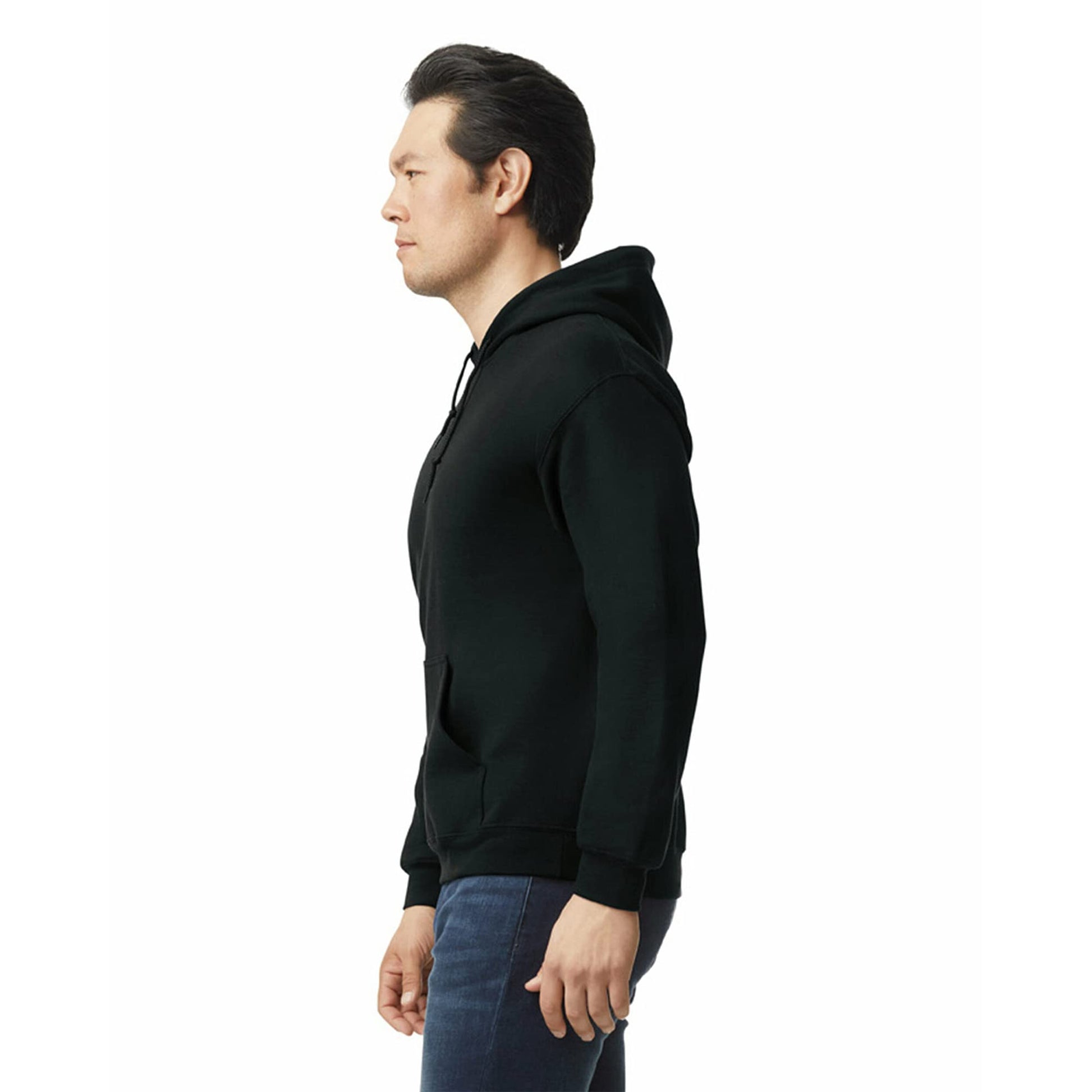 Gildan Adult Fleece Hoodie Sweatshirt, Style G18500, Multipack, Black (1-Pack), Large