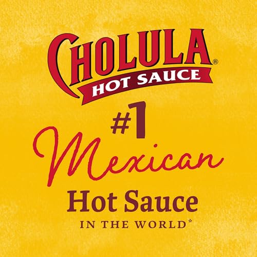 Cholula Hot Sauce Variety Pack, Product of Mexico, Gift Set Includes Six 5 Fl Oz Signature Cholula Hot Sauces for Eggs, Pizza, Mexican Dishes, and More, 30 fl oz