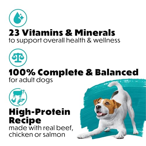 Purina Beneful Small Breed Wet Dog Food Variety Pack, IncrediBites With Real Beef, Chicken and Salmon - (Pack of 30) 3 Oz. Cans