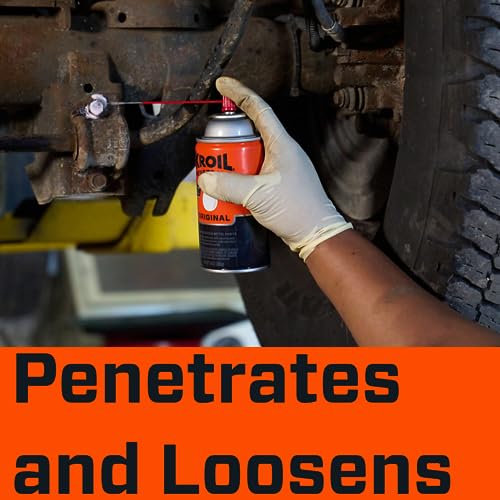 Kroil Original Penetrieröl (Aerosolspray – 467 g Dose – Einzel) | Penetrationsmittel für rostige Bolzen, Metall, Scharniere, Ketten, bewegliche Teile | Rost-, Korrosionsschutz (KS162)