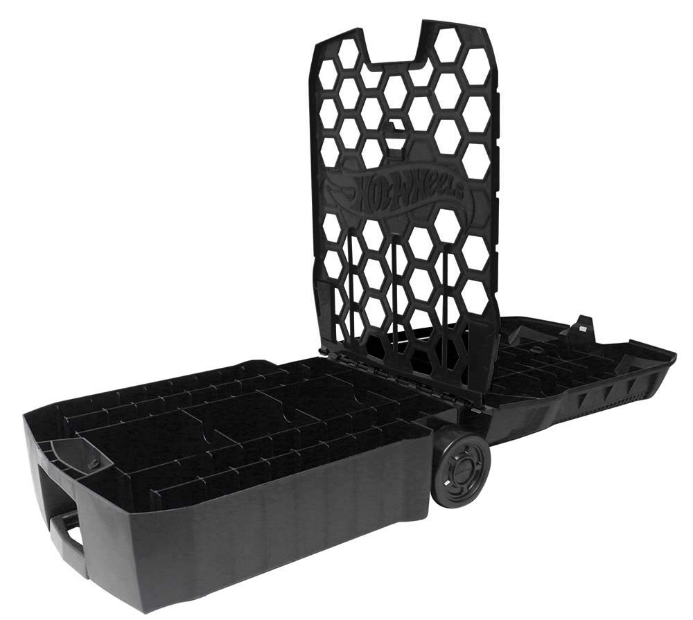 Hot Wheels 100-Car Storage Case – Large Capacity Organizer for 1:64 Die-Cast Vehicles with Handle and Latch, Durable Portable Carrying Case for Kids, Travel, and Toy Car Collectors
