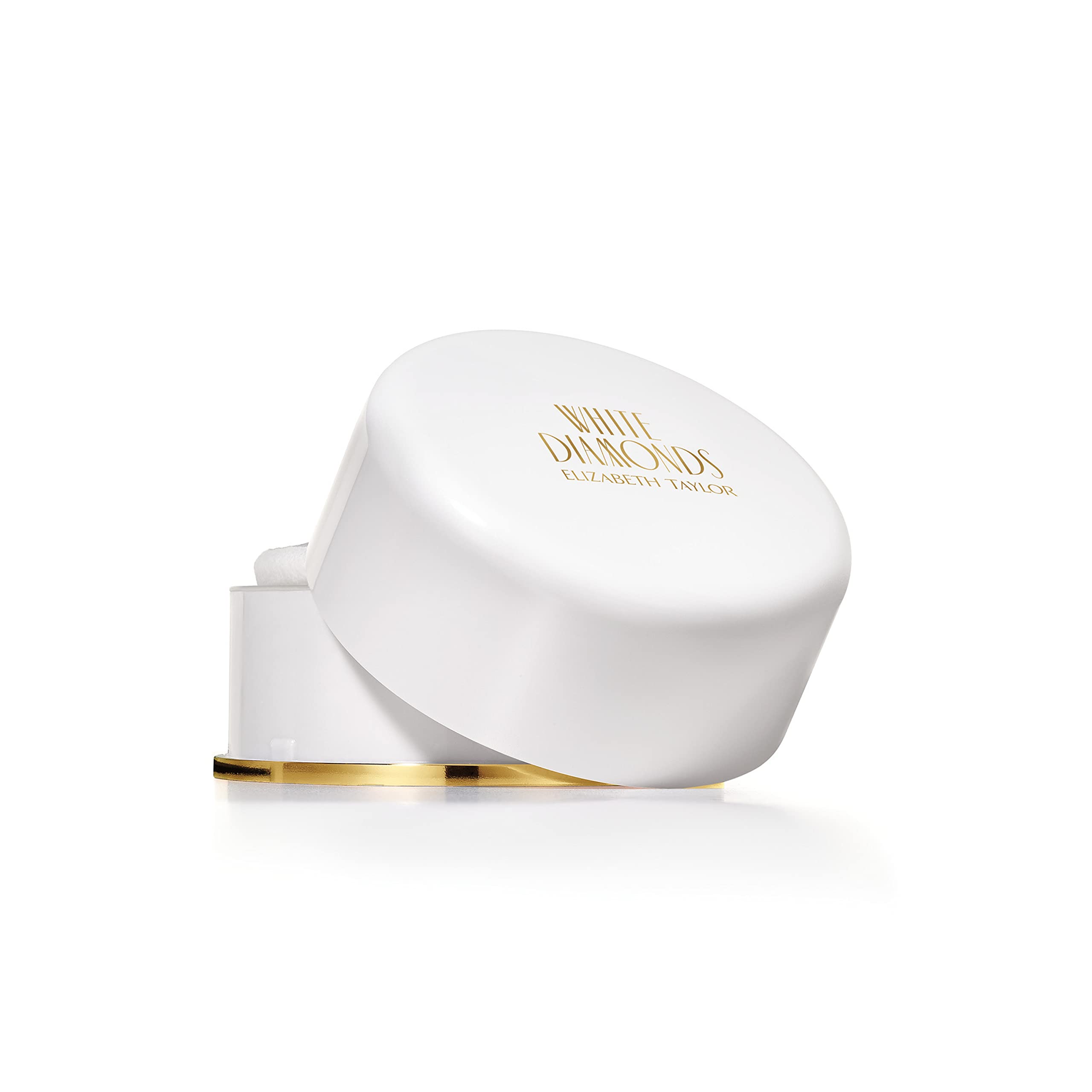 Body Powder for Women by Elizabeth Taylor, White Diamonds, Fragrance with Body Puff, 2.6 Oz