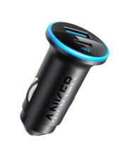 Anker 323 USB-C Car Charger Adapter, 52.5W Cigarette Lighter Charger with 30W PowerIQ 3.0 Fast Charging for iPhone 15/15 Pro Max, 14/13/12 Series, Galaxy S23/22, Pixel