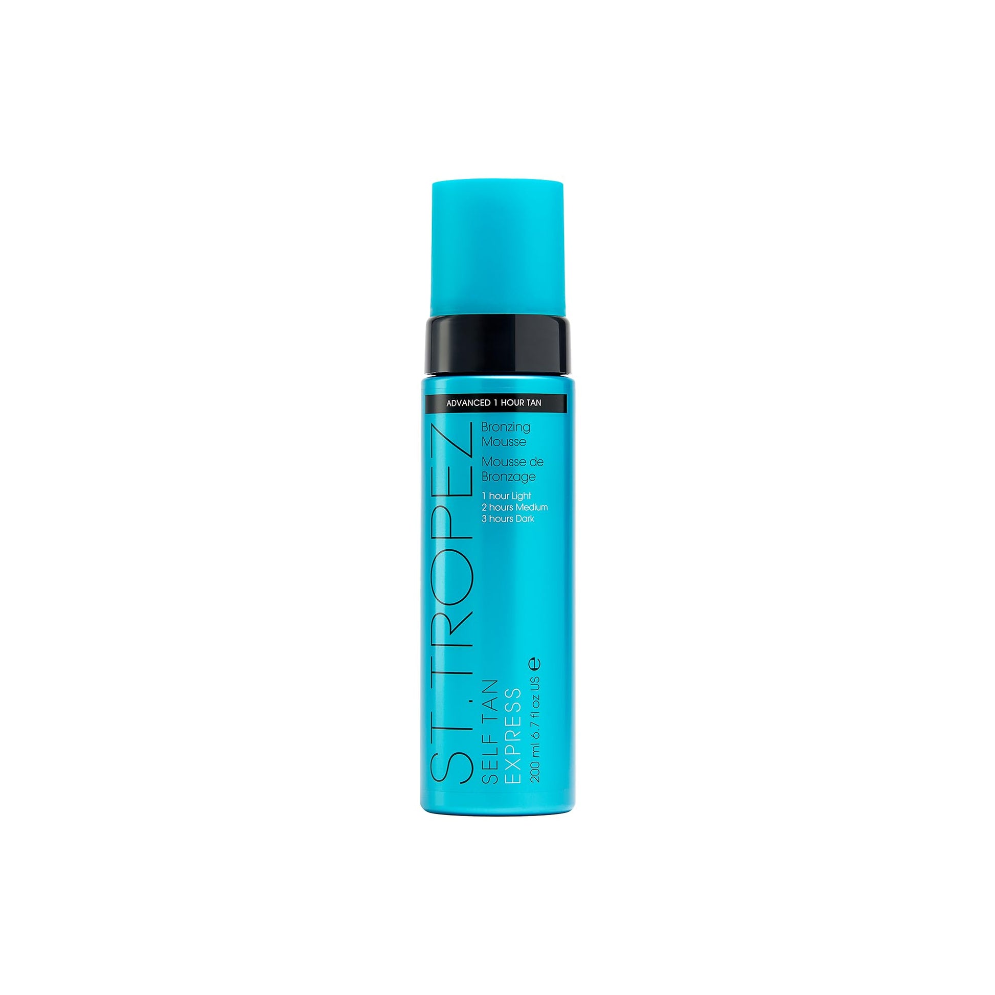 St. Tropez Light/Medium/Dark 1-3 hr Express Mousse for a Streak-Free, Natural Sunless Tan with Fast Application and Flawless Results, Cruelty Free & Vegan -6.7 fl oz