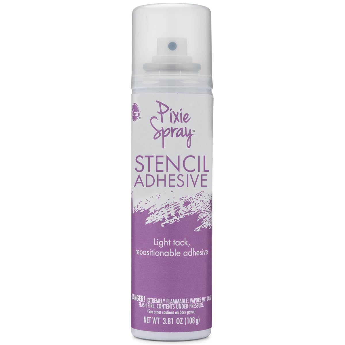 iCraft Pixie Spray Stencil Adhesive, Repositionable, Low Tack, 3.81 Ounces