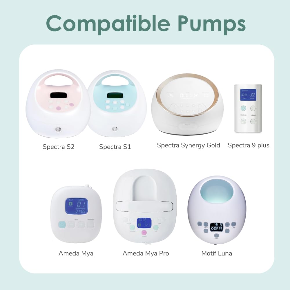 Maymom Duckbill Valves for Spectra. Designed for Spectra S1 Spectra S2 Spectra 9 Plus Spectra Dew 350 Not Original Spectra Pump Parts Spectra S2 Accessories Replace Spectra Valve (6 ct White)