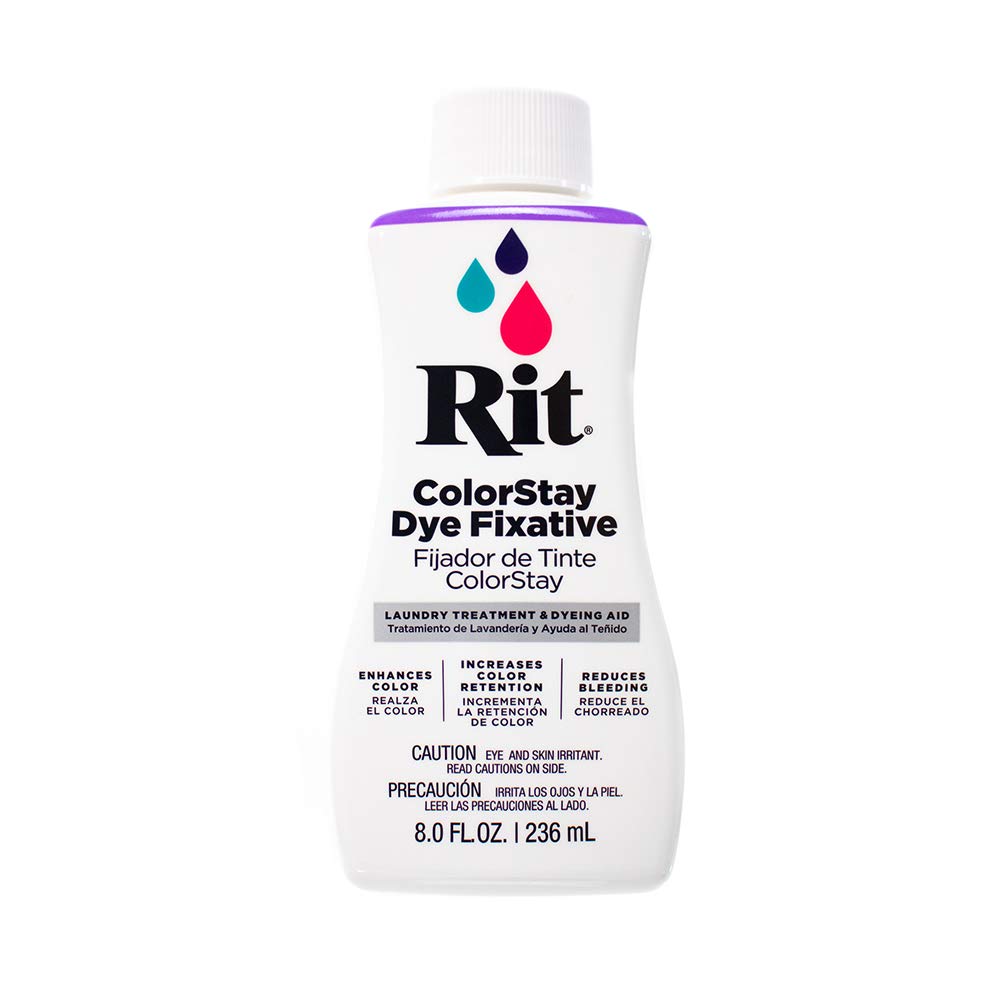 Rit Dye - 8 Oz. Liquid Fabric Dye for Clothing, Decor, and Crafts - Fixative Dye (1 Pack)