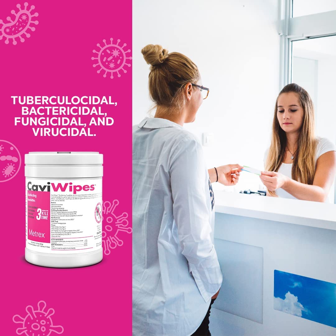 CaviWipes - 6" x 6 3/4" Large (160)