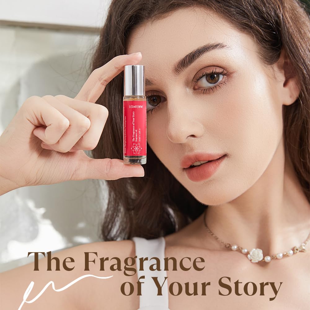 VivaFemme Pheromones Perfumes for Women, Long Lasting Fruity Scent, Roll On Perfume Oil for Women enhanced scents Designed to Attract Men (Fruity)