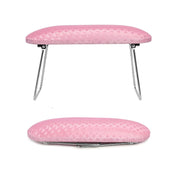 krofaue Nail Arm Rest,Professional Microfiber Leather Nail Hand Rest Stand Arm Rest for Acrylic Nails Cushion Hand Holder with Non-slip - Nail Technician Use Must Have(Pink)