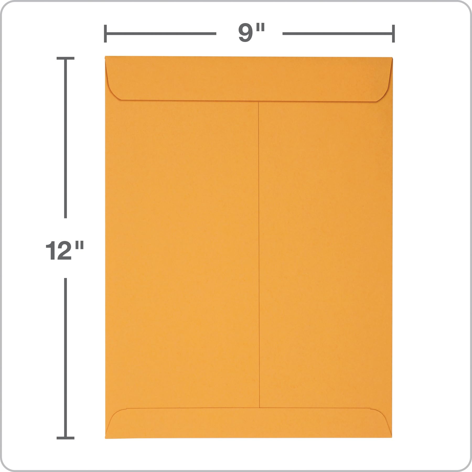 Columbian 9 x 12 Catalog Envelopes with Self Seal Closure, 28 lb Brown Kraft, for Mailing Flat Letter Size Documents or Photos, 30 Per Pack (COLO401)