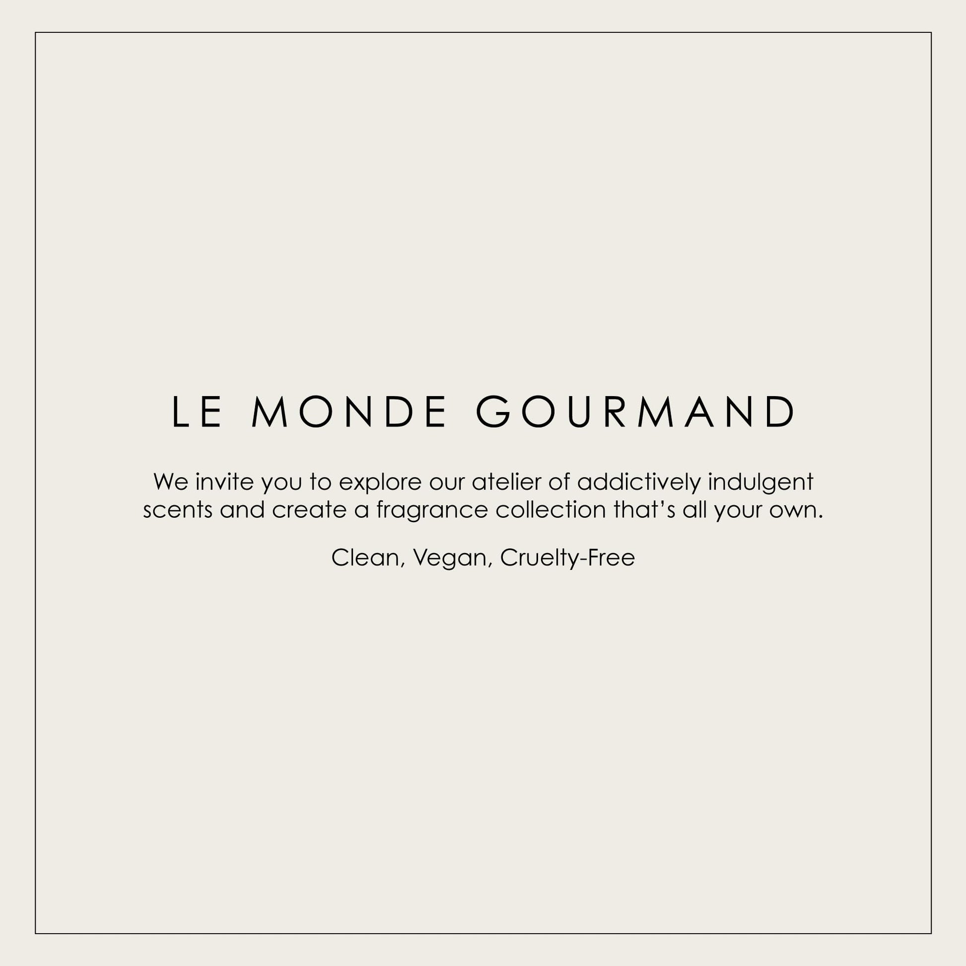 Le Monde Gourmand Crème Vanille Eau de Parfum - 1 fl oz (30 ml) - Warm Vanilla, Jasmine, Amber Perfume Notes