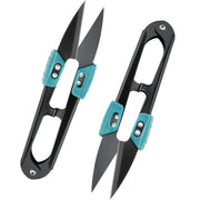 Damita 4.2 inch Sewing Scissors - Wider Handle Thread Snips - Professional Snips Scissors for Sewing, Quilting Supplies, Stitch, DIY Supplies (2 pack)