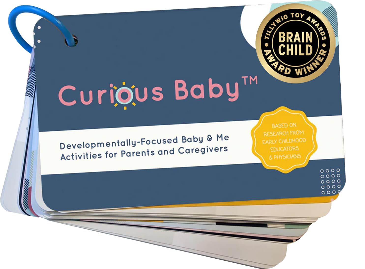 Curious Baby Award Winning 40+ Activities for Baby & Me (0-12 Months) | Developmentally-Focused and Stimulating Creative Playtime Ideas for Baby & Me | Includes Black/White High-Contrast Cards
