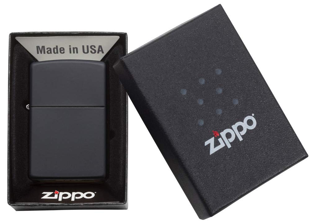 Zippo 218 Classic Black Matte Pocket Lighter