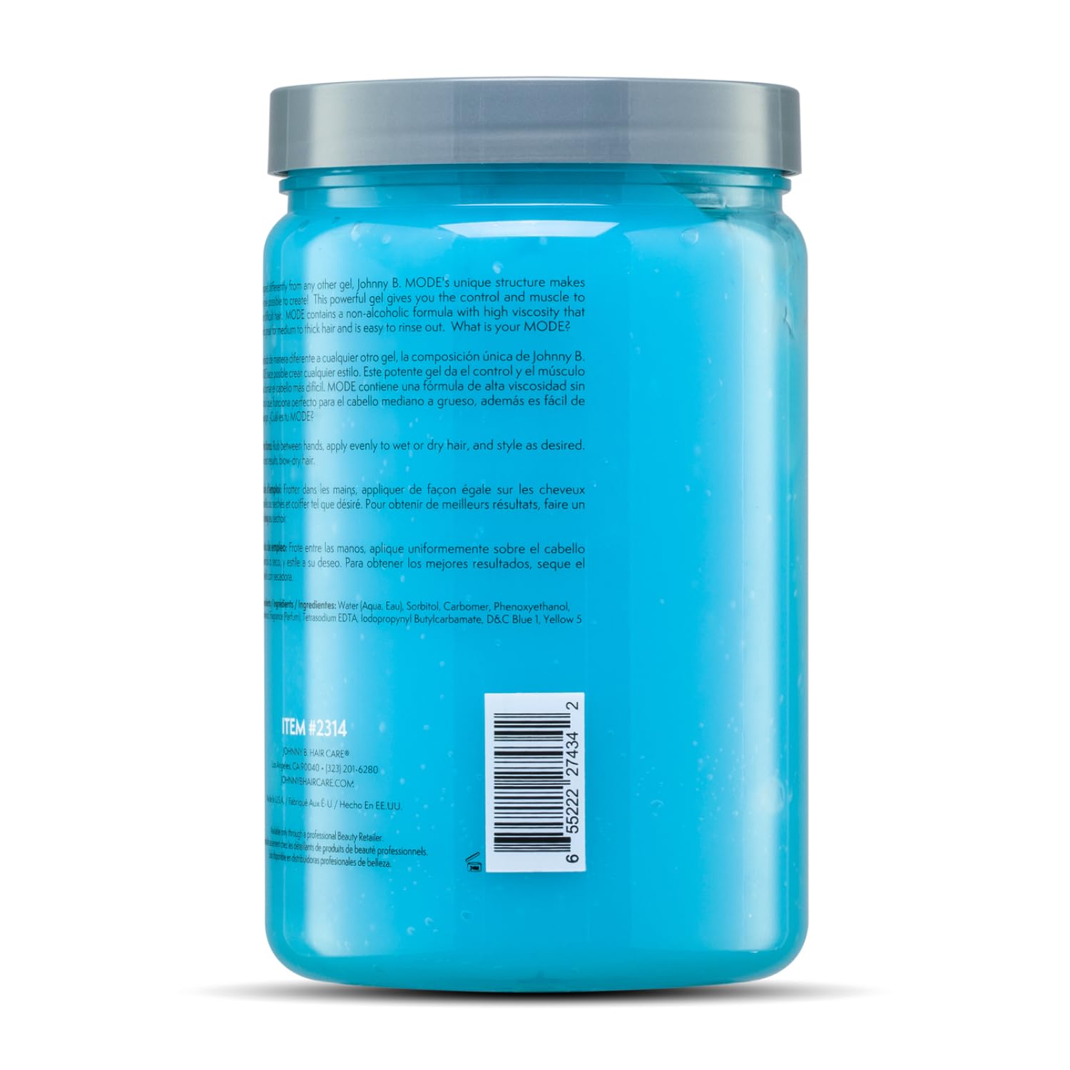JOHNNY B. Mode Hair Styling Gel 32 oz.