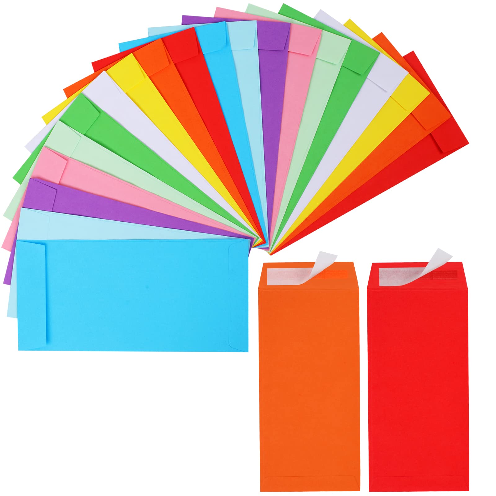 Cash Envelopes -120 Envelopes Money Saving Challenge, 3.2x6.6inch Money Envelopes for Budgeting, Coins, Checks, Gift Cards & Tickets