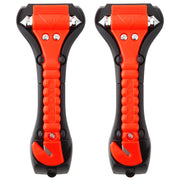 SINSEN Car Safety Hammer Set of 2 Emergency Escape Tool Auto Car Window Glass Hammer Breaker and Seat Belt Cutter Escape 2-in-1 for Family Rescue & Auto Emergency Escape Tools