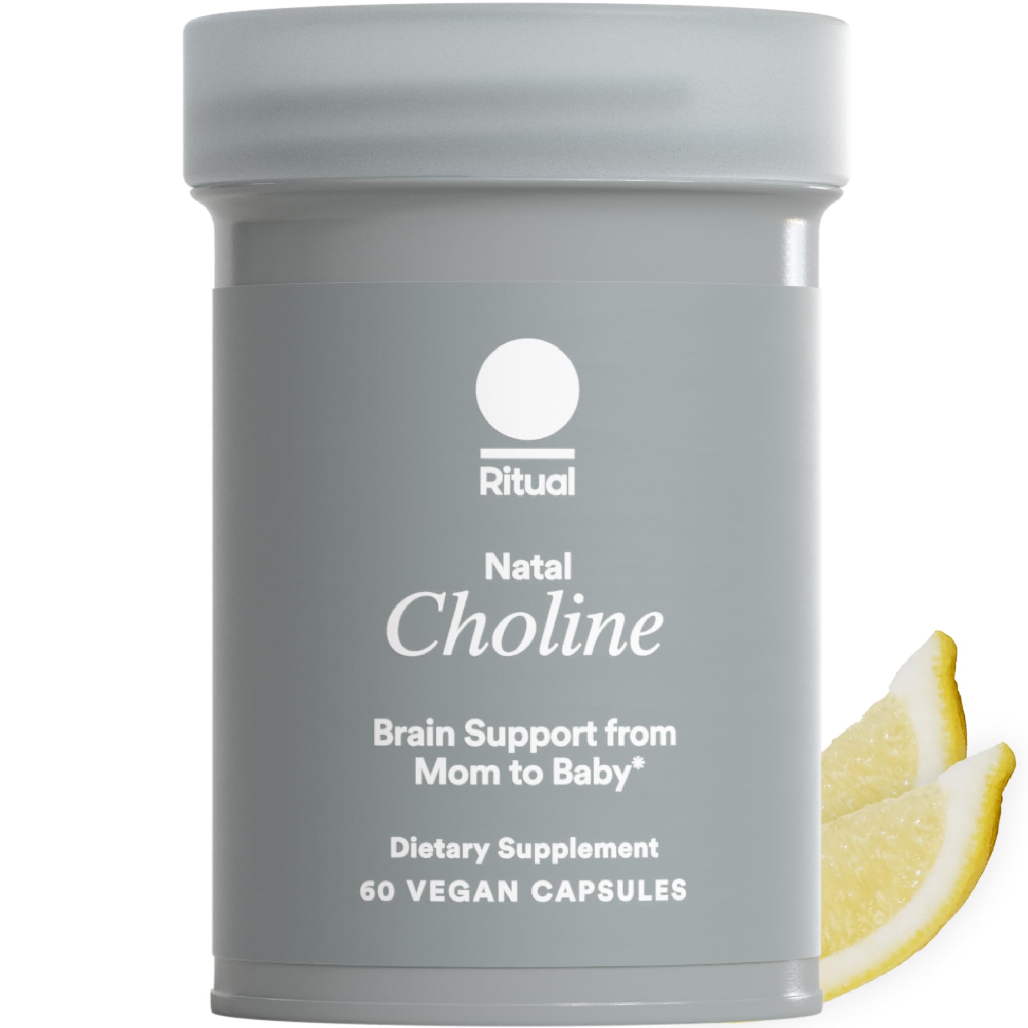 Ritual Natal Choline Supplement, 550mg, Supports Baby's Cognitive Function When Taken During Pregnancy and Choline Content in Breastmilk*, 30 Day Supply