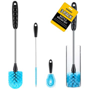 Water Bottle Cleaner Brush,Bottle Brush Tube Cleaning Lab Set with Long Handle,for Cleaning Beer Bottles, Wine Bottles,Bong,Straw Cleaner ,Crevice Cleaning,Straw Cleaner,Baby Bottle