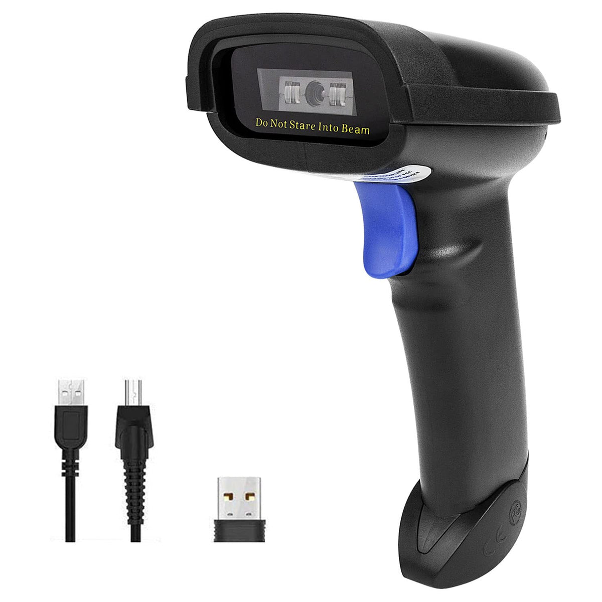 NETUM Bluetooth Barcode-Scanner, kompatibel mit 2.4G Wireless & Bluetooth-Funktion & Kabelverbindung, verbindet sich mit Smartphone, Tablet, PC, CCD-Barcode-Lesegerät, funktioniert mit Windows, Mac, Android (NT-1228BC)