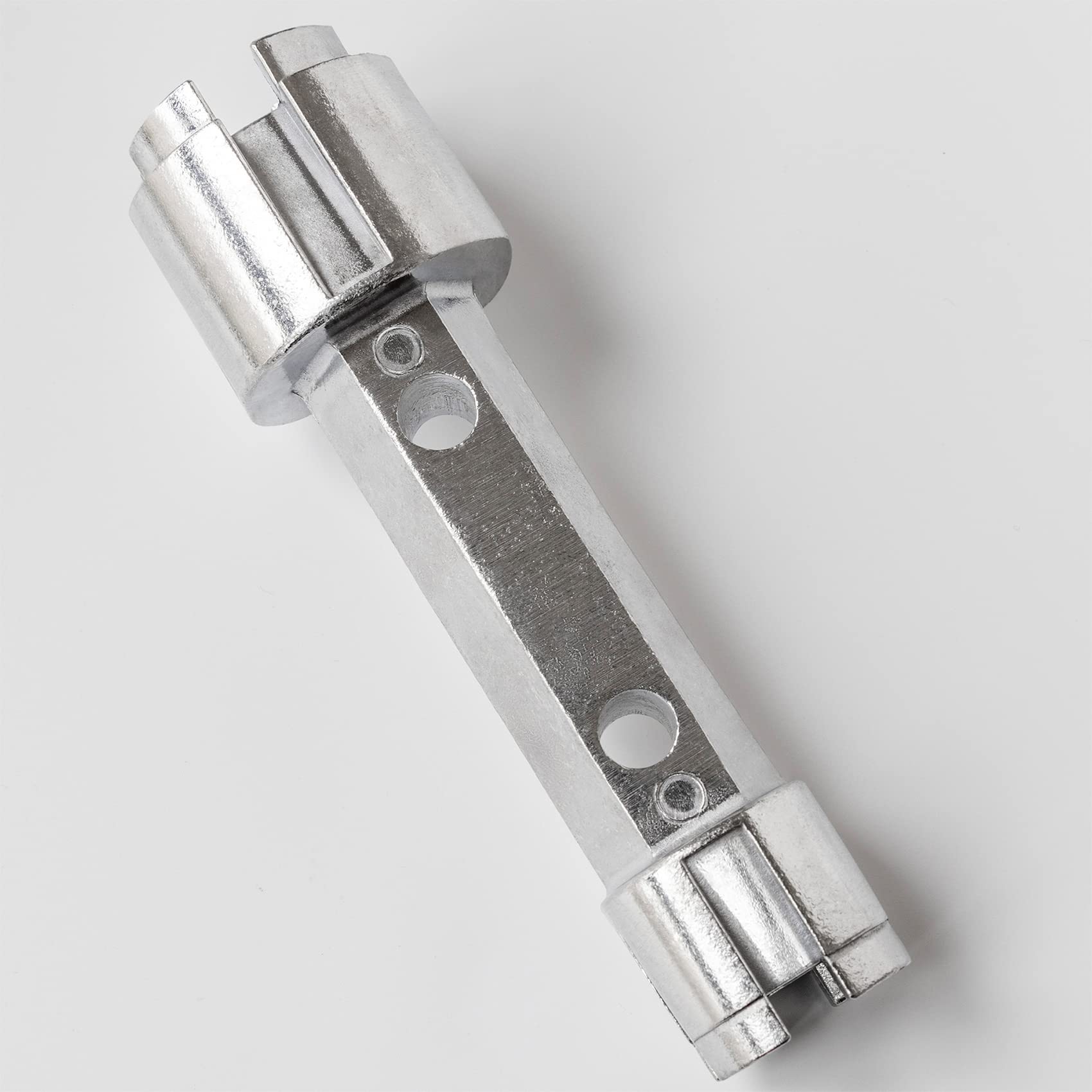 BearHut Tub Drain Remover Wrench Removal Tool Dual Ended Dumbell for Bath Drains Heavy Duty Aluminum
