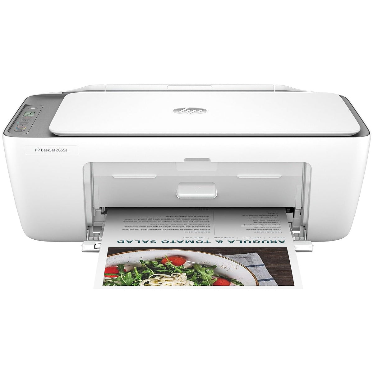 HP DeskJet 2855e kabelloser All-in-One Farb-Tintenstrahldrucker, Scanner, Kopierer, ideal für zu Hause, 3 Monate Instant Ink inklusive, Single-Band Wi-Fi Konnektivität (588S5A)