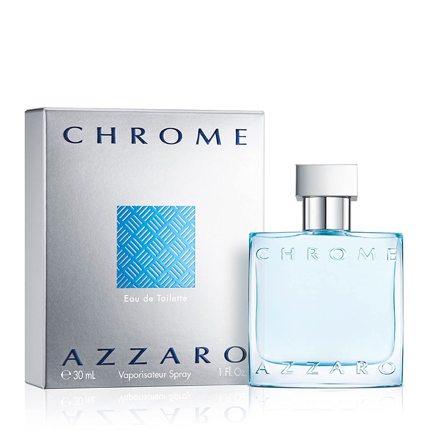 Azzaro Chrome by Azzaro Eau De Toilette Spray 1.0 OZ