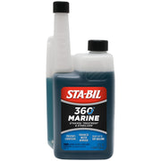 معالج إيثانول الوقود ومثبّت الوقود STA-BIL 360 Marine - يمنع الصدأ والتآكل، يساعد على تنظيف نظام الوقود لتحسين الأداء الموسمي، يعالج ما يصل إلى 320 جالونًا، 32 أونصة (22240)، أزرق