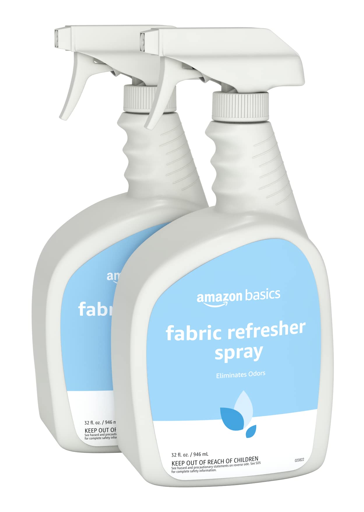 Amazon Basics Fabric Spray, Fabric Freshner, Fresh Scent, 32 fl oz, Pack of 2