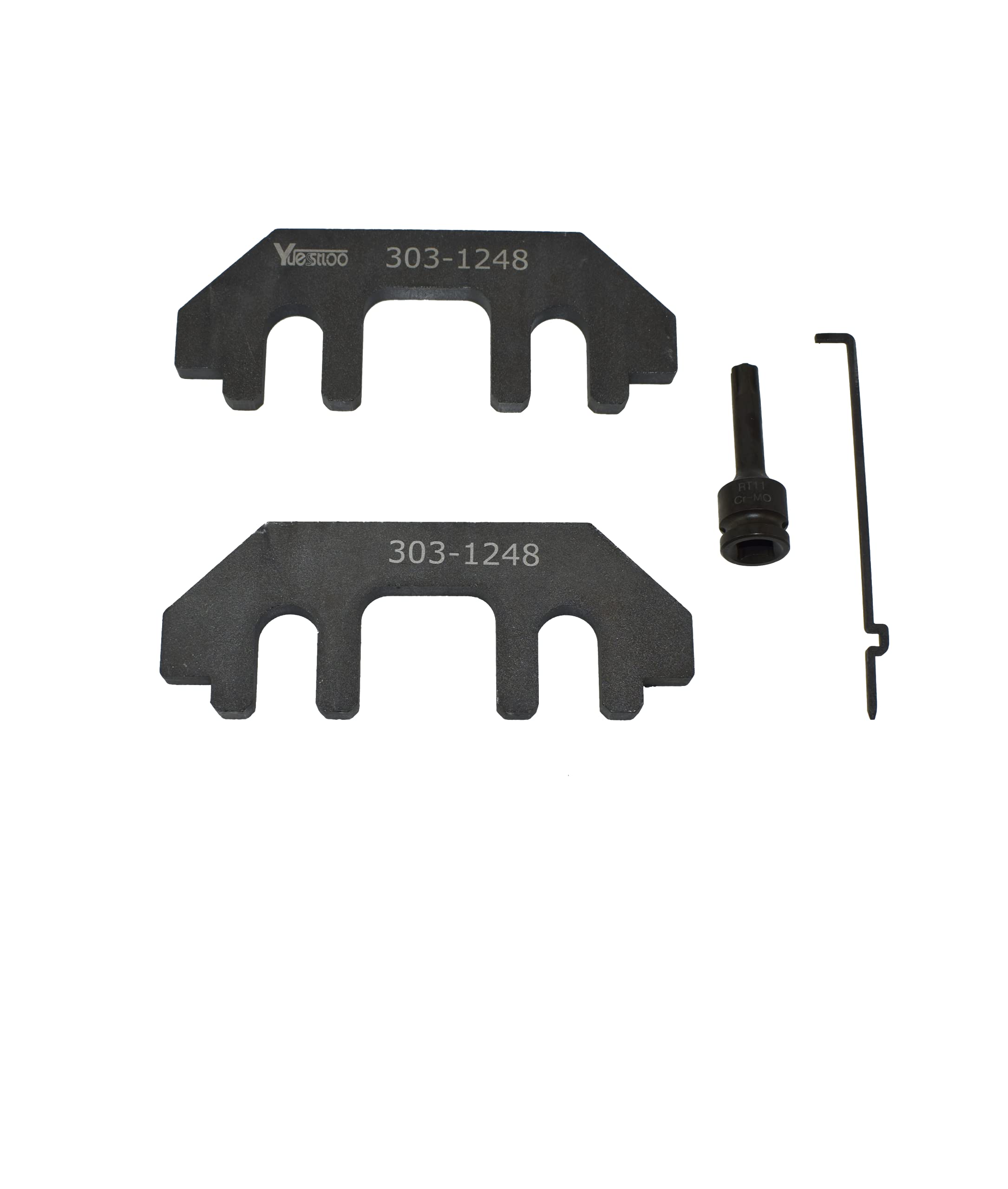Yuesstloo Camshaft Holding Tool Kit with Tension Tool, Timing Alignment Holder Tool Compatible with Ford 3.5L & 3.7L 4V Engines, 3.5 EcoBoost, Replace 303-1248 303-1530 RT11, with Case and Gloves