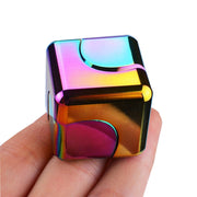 Fidget Spinner Toys Cube Adults, Easter Basket Stuffers for Teens Metal Cool Stuff Desk Gadgets Office Toys Small Anxiety Figette Sensory Toy ADHD Tool Fingears Figet Stress Valentine Gift for Boys