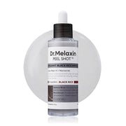 Dr.Melaxin Peel Shot Glow Black Rice Peeling Ampoule, Soft Exfoliating Face and Body Scrub Dead Skin Cells, Blackheads Remover for All Skin Types korean skin care 80ml