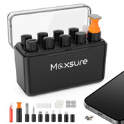 Phone Cleaning Kit for iPhone Cleaner,12 in 1 Port Cleaner Repair & Restore Tool for AirPod iPhone 16 15 14 Pro Max iPad Samsung etc,Phone Cleaning kit for Lightning and USB C Charging Port, Cables
