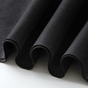 HaoFeijh Schwarzer Filzstoff 72 * 36 Zoll breit 1,6 mm, Filzplatten Weicher gewebter Acryl-Bastelstoff für DIY Bastelarbeiten Nähen Patchwork, Bastelfilz