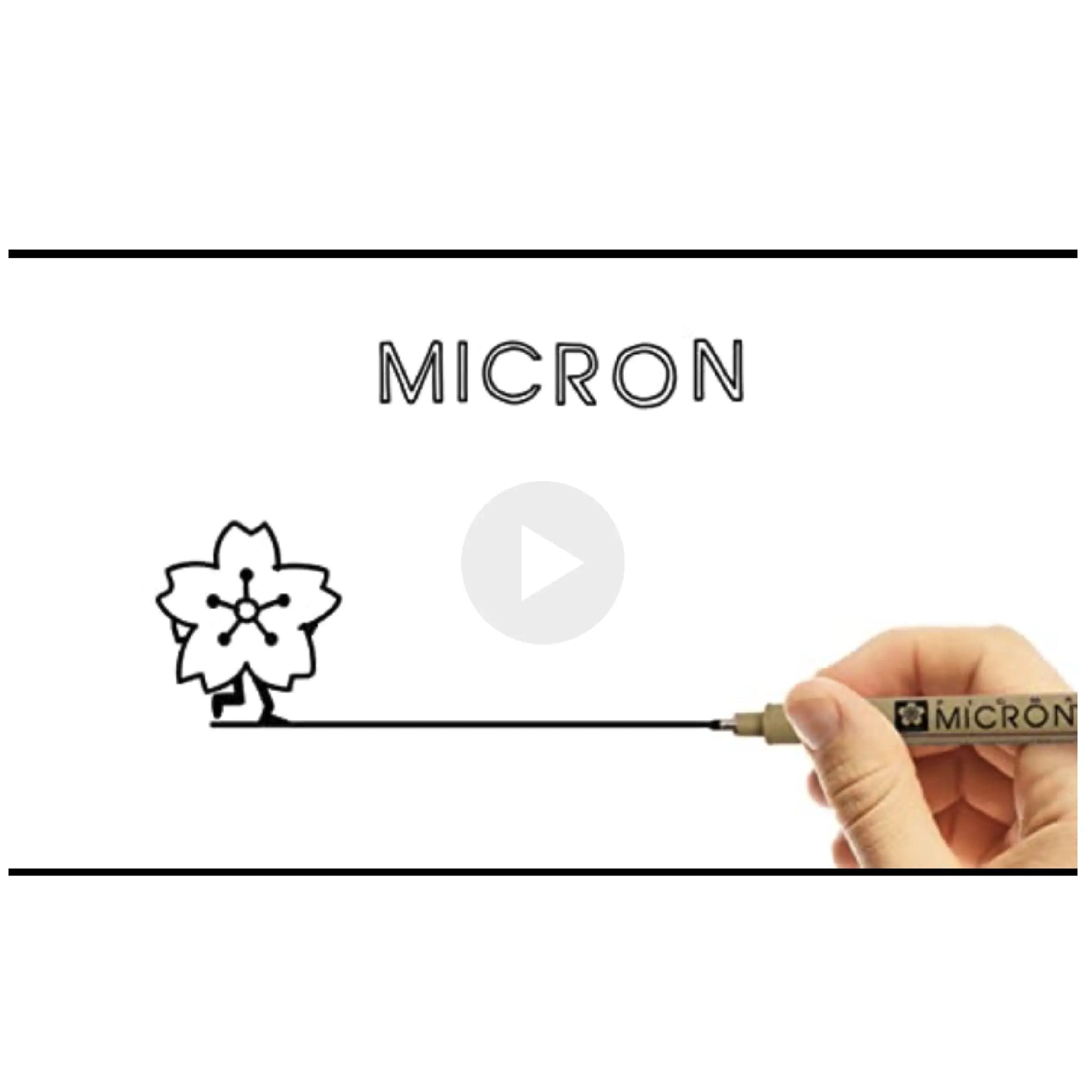 SAKURA Pigma Micron Fineliner Pens - Archival Black Ink Pens - Pens for Writing, Drawing, or Bullet Journaling - Assorted Point Sizes - 6 Pack