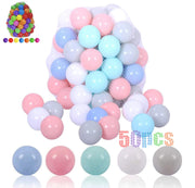 LANGXUN 50 100 200 Balls Soft Plastic Ball Pit Balls for Kids, Gift for Baby Toddler Birthday Christmas, Ball Pit Play Tent, Baby Kiddie Pool Water Toys, Party Decoration