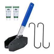 Brake Caliper Compression Tool with 2 Brake Caliper Hooks, 2 Brake Disc Lubricant, 5 in 1 Professional Caliper Piston Compressor Tool Brake Pad Spreader for Single/Twin/Quad Piston Calipers, Blue