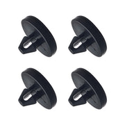 Ajxn 4 PCS Brake Pedal Pad and Light Switch Stopper - Black