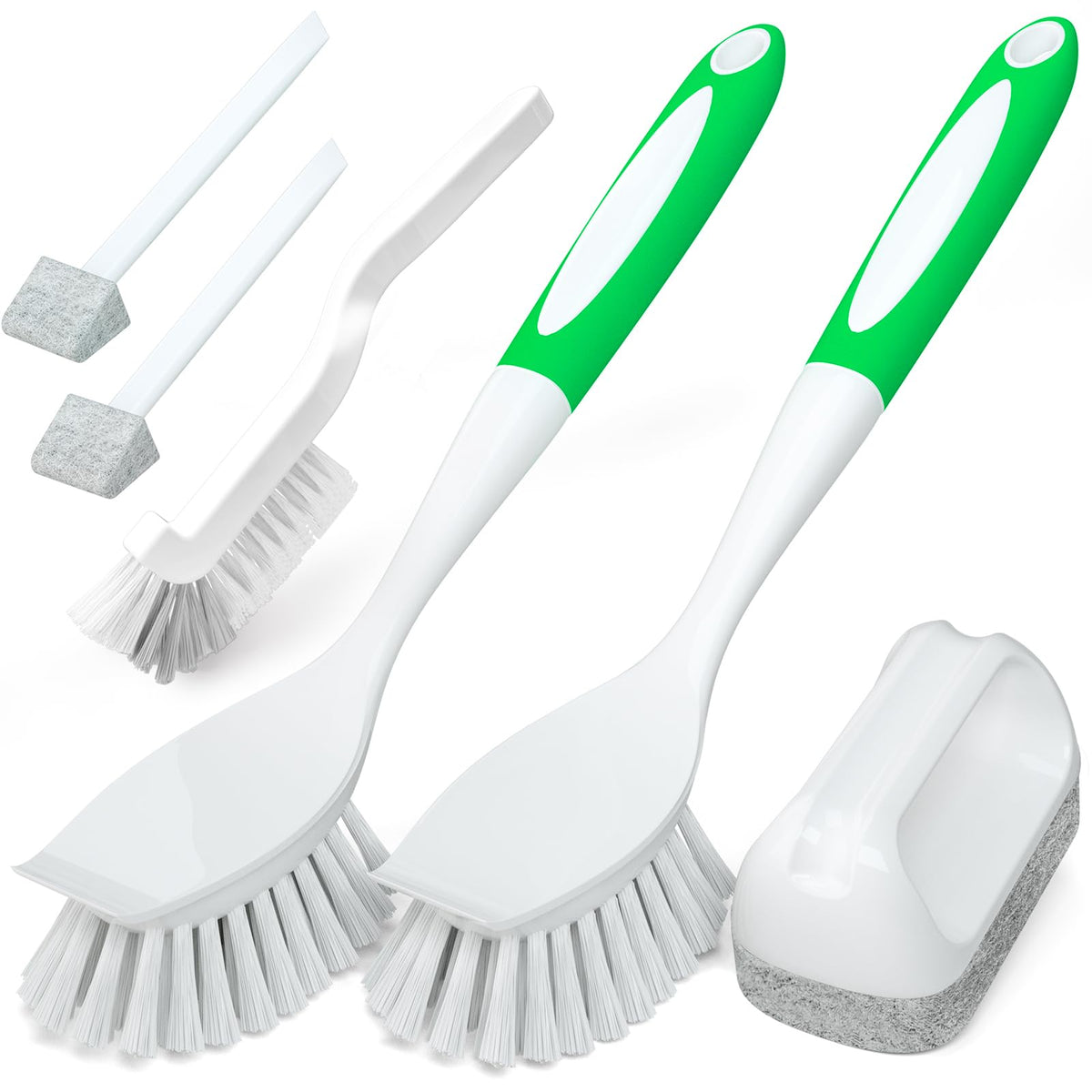 Holikme 6er-Pack Küchenreinigungsbürste, Grün