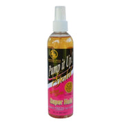 Bronner Bros Pump It Up Styling Spritz Gold 80% - Fast-Dry Hair Spray Extra Hold with Vitamin B5 & Silk Protein - Maximum Hold Finishing Spritz Hairspray, Adds Shine, Nourishes, No Build-up - 8oz