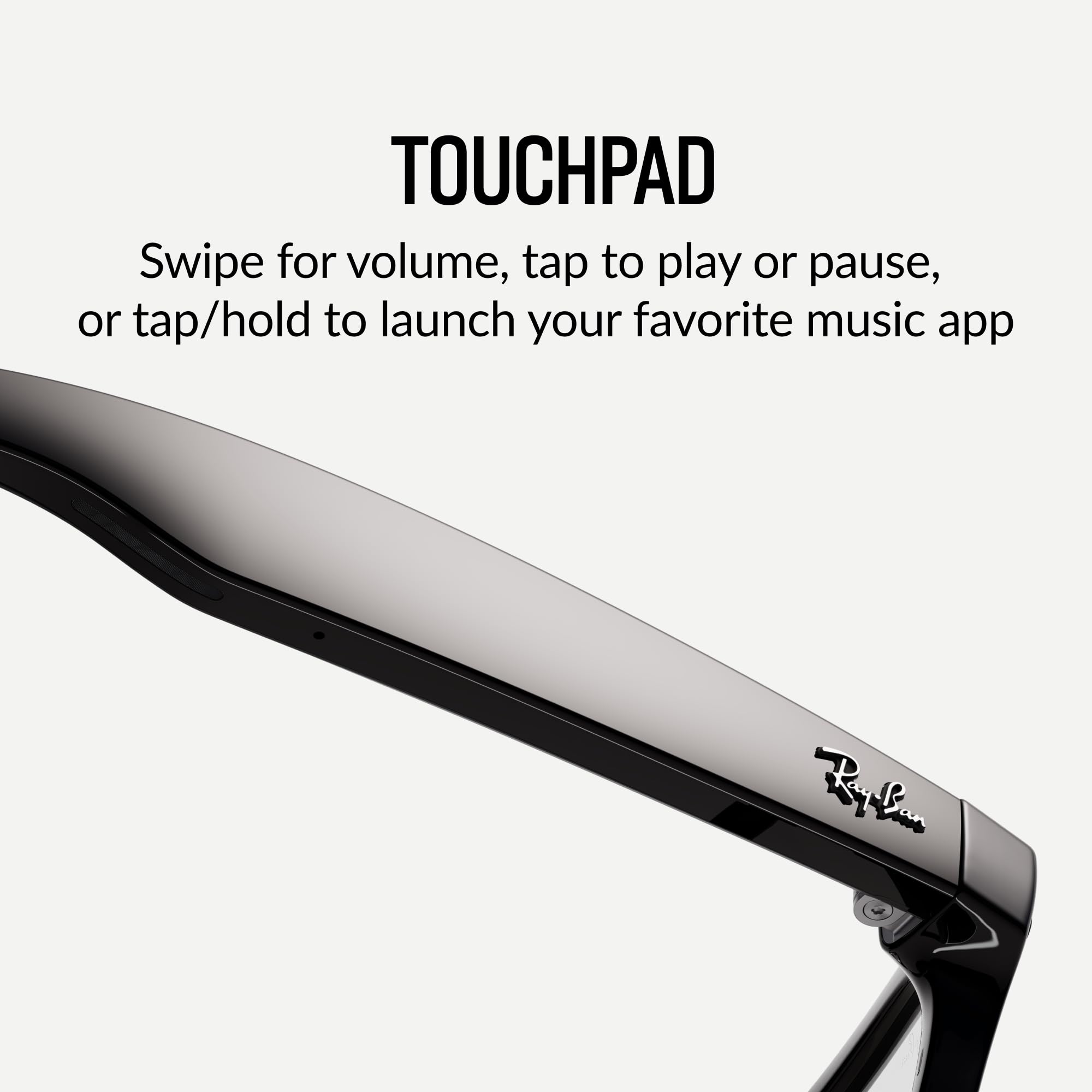 Meta Ray-Ban Glasses, Wayfarer, Shiny Black | 12 MP ultra-wide camera for HD photos and video — Open Ear Speakers for music, podcasts and more AI for voice commands and personalized experiences